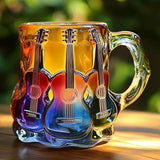 Guitarra - Caneca 3D Feita à Mão