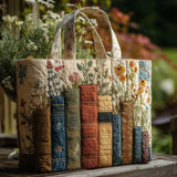 MALA FEITA À MÃO - LIVROS E FLORES