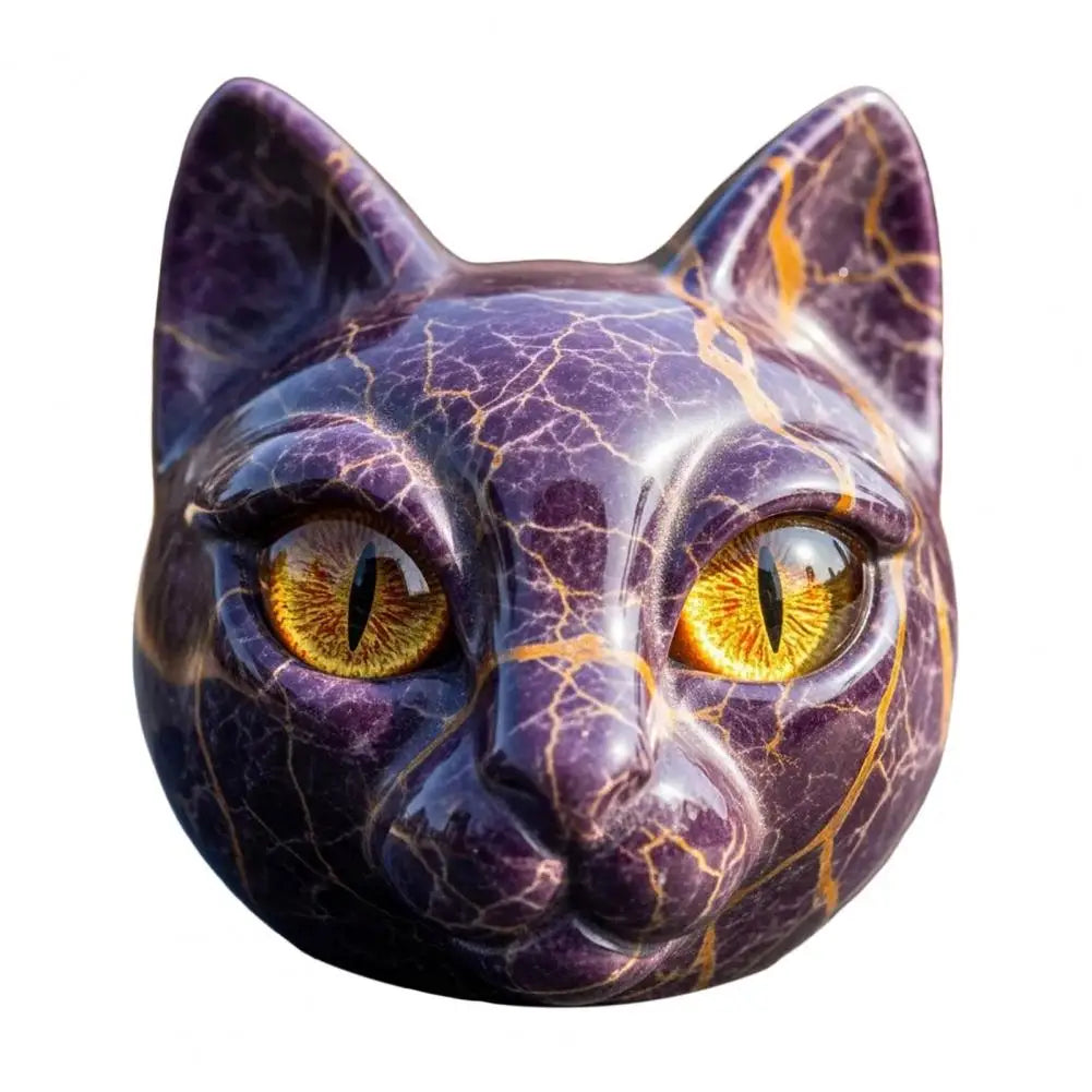 Gato - Escultura Luxuosa e Mística