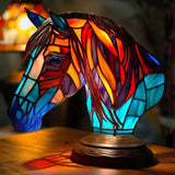 Cavalo - Lâmpada em vitral