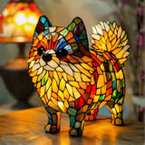 Pompom - Lâmpada em Vitral