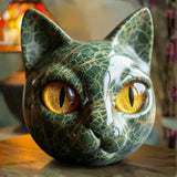 Gato - Escultura Luxuosa e Mística